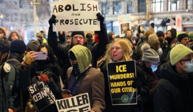 Police arrest dozens of protesters at anti-ICE protest in NYC hotel