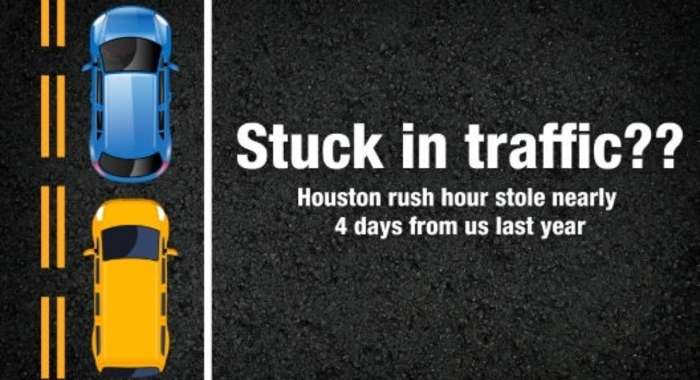 🚗 Houston traffic keeps getting worse. Drivers lost nearly four days last year, study shows