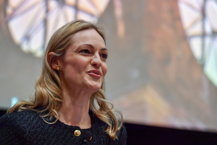 Scranton Mayor Paige Cognetti discusses the past, present and future of Scranton on Tuesday, March 25.