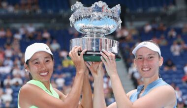 Elise Mertens, Zhang Shuai win Australian Open doubles crown