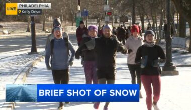 Snow squall sweeps across Philadelphia region on New Year's Day