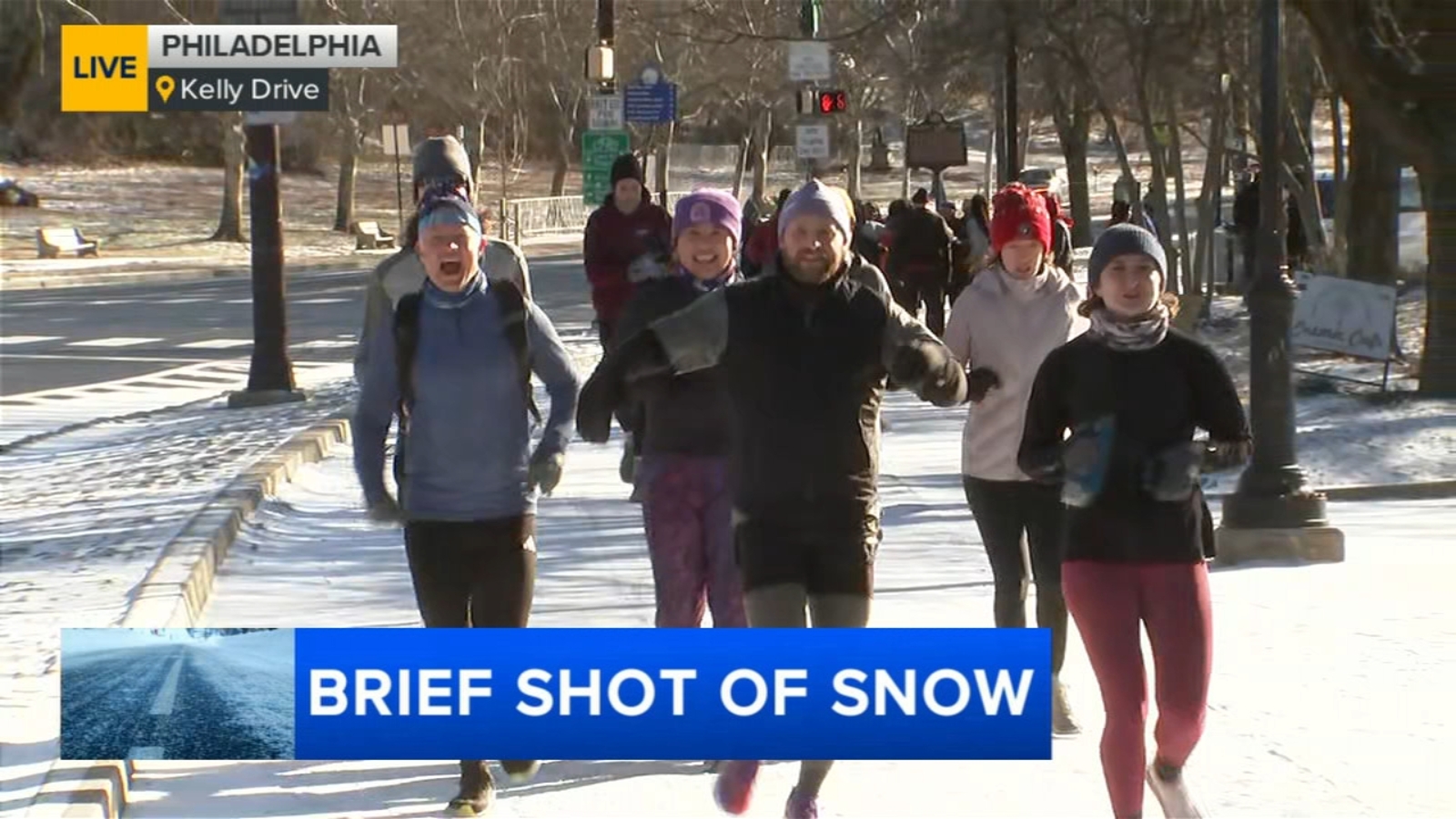 Snow squall sweeps across Philadelphia region on New Year's Day