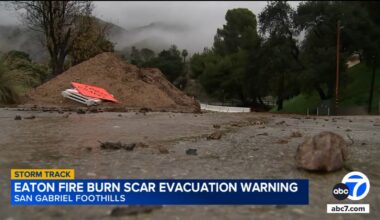 Crews clean up mud, debris from Altadena streets