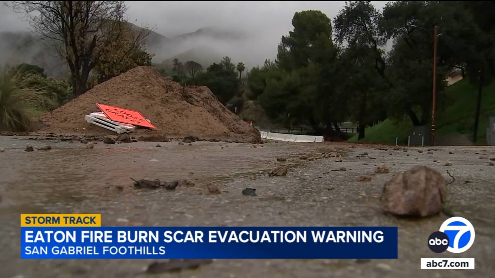 Crews clean up mud, debris from Altadena streets