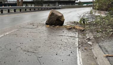Minor rockslide blocks 5 Freeway connector in Elysian Park
