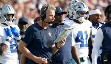 Cowboys coaching staff news: Dallas fires defensive coordinator Matt Eberflus, former Chicago Bears coach, after 1 season