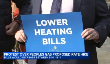 Peoples Gas $202M rate hike request with Illinois Commerce Commission sparks public outcry, protests in Chicago area