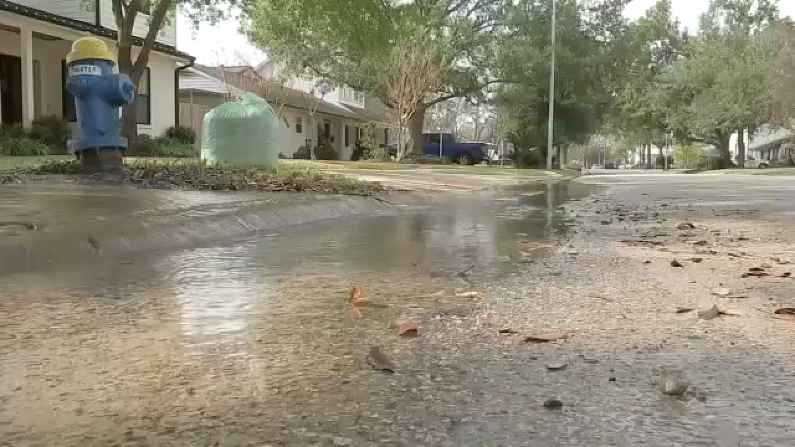 311 records show nearly a dozen complaints were made before a leaky hydrant was fixed