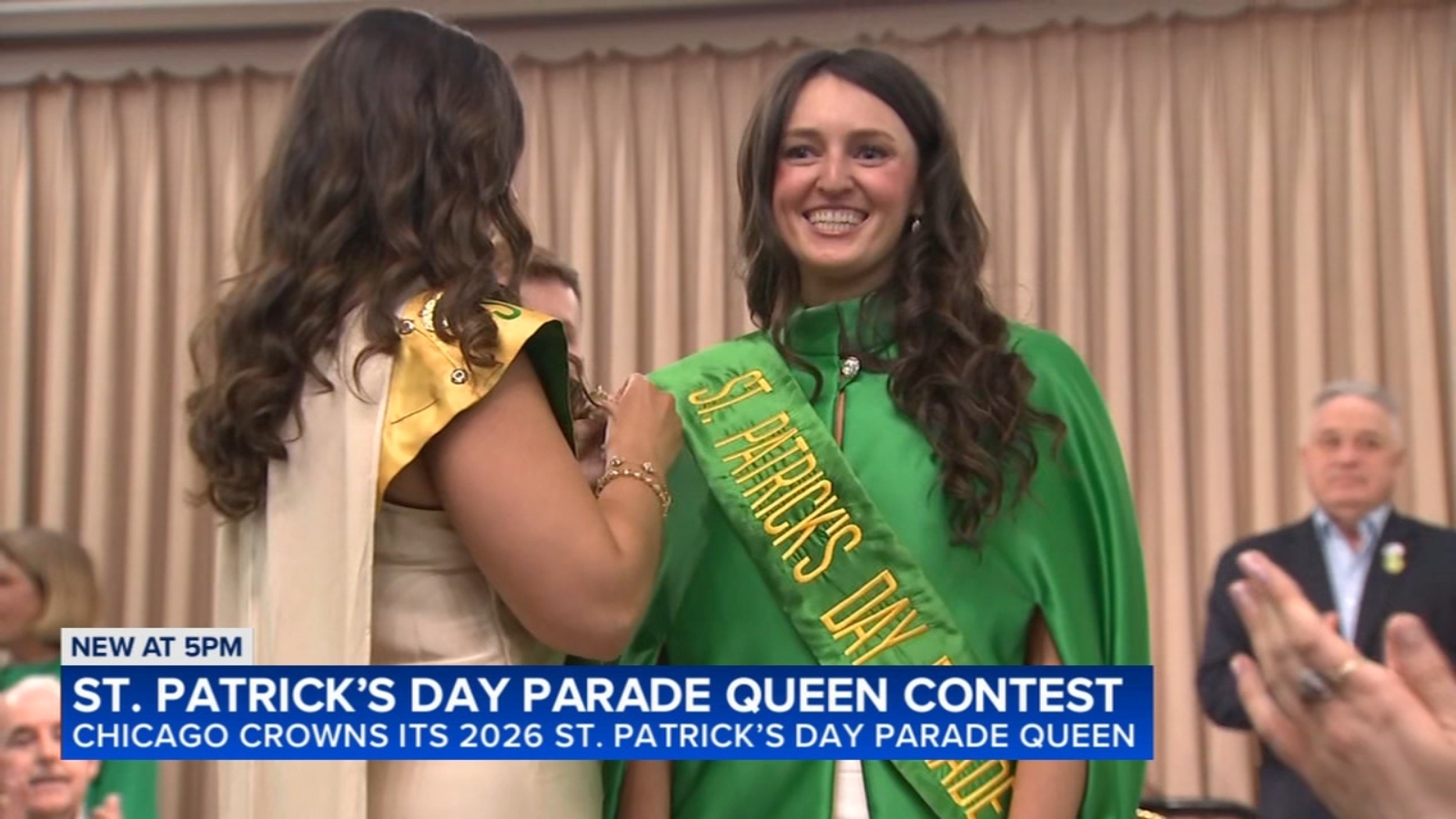 Chicago St. Patrick's Day Parade 2026: Claire Cahill win contest, crowned as new queen for St. Patrick's Day Parade