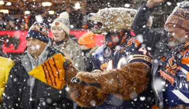 Submit videos showing your Chicago Bears spirit ahead of 2026 divisional round playoff game against Rams to ABC7