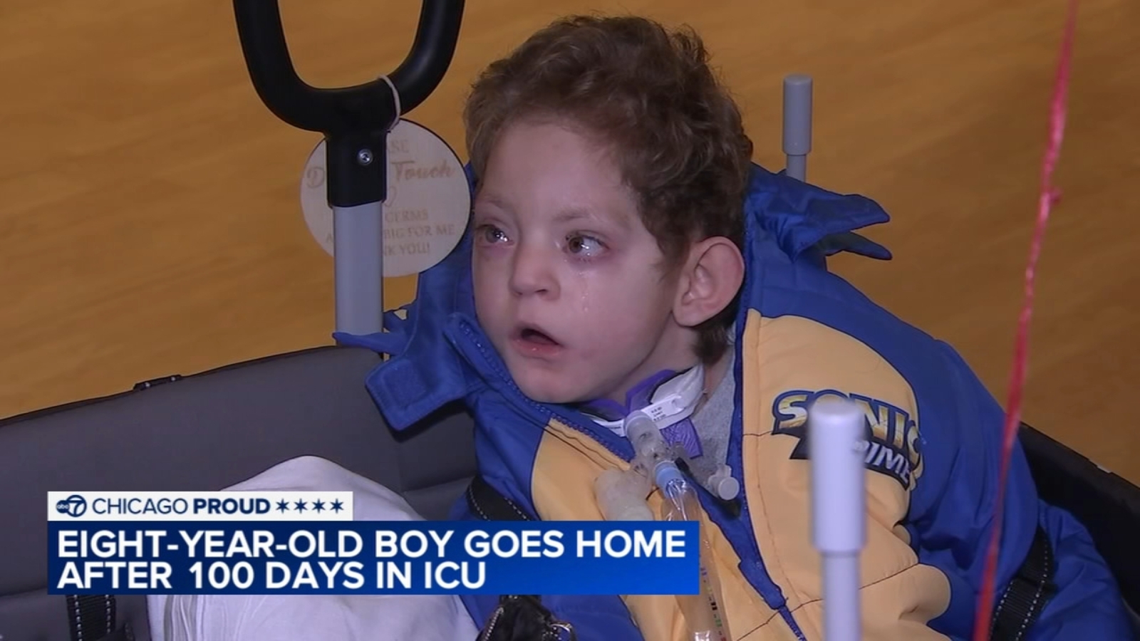 Jacob Veronda, 8-year-old with rare genetic condition Kabuki syndrome, goes home after 100 days at Lurie Children's Hospital ICU