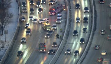 Chicago traffic, today: Multi-vehicle crash partially shuts down inbound I-90/94 Kennedy Expressway near Division Street Wednesday