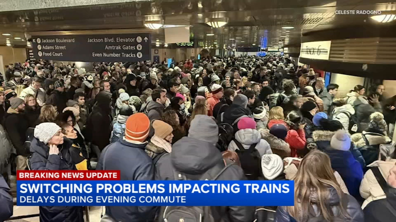 Metra trains delayed at Chicago Union Station due to Amtrak switch problems Wednesday, will also impact Thursday morning commute