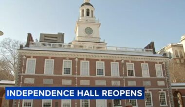 Independence Hall reopens following renovations for America's 250th celebrations in Philadelphia