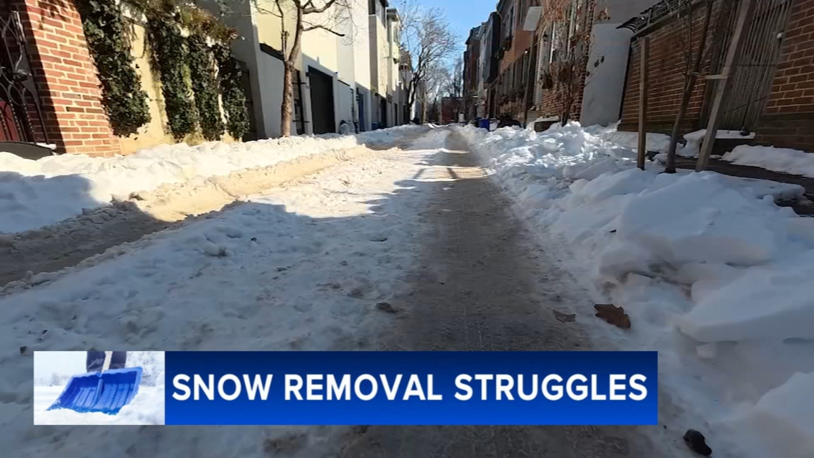 Icy streets and unplowed roads frustrate Philadelphia residents