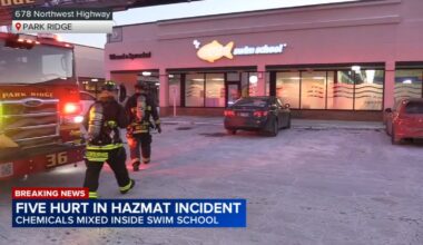 Park Ridge news: 5 hurt in hazmat incident, chemicals mixed inside Goldfish Swim School, officials say