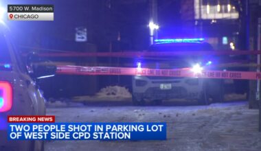 Chicago shooting: 2 people shot in parking lot of Chicago police station at Madison, Waller on West Side, CPD says