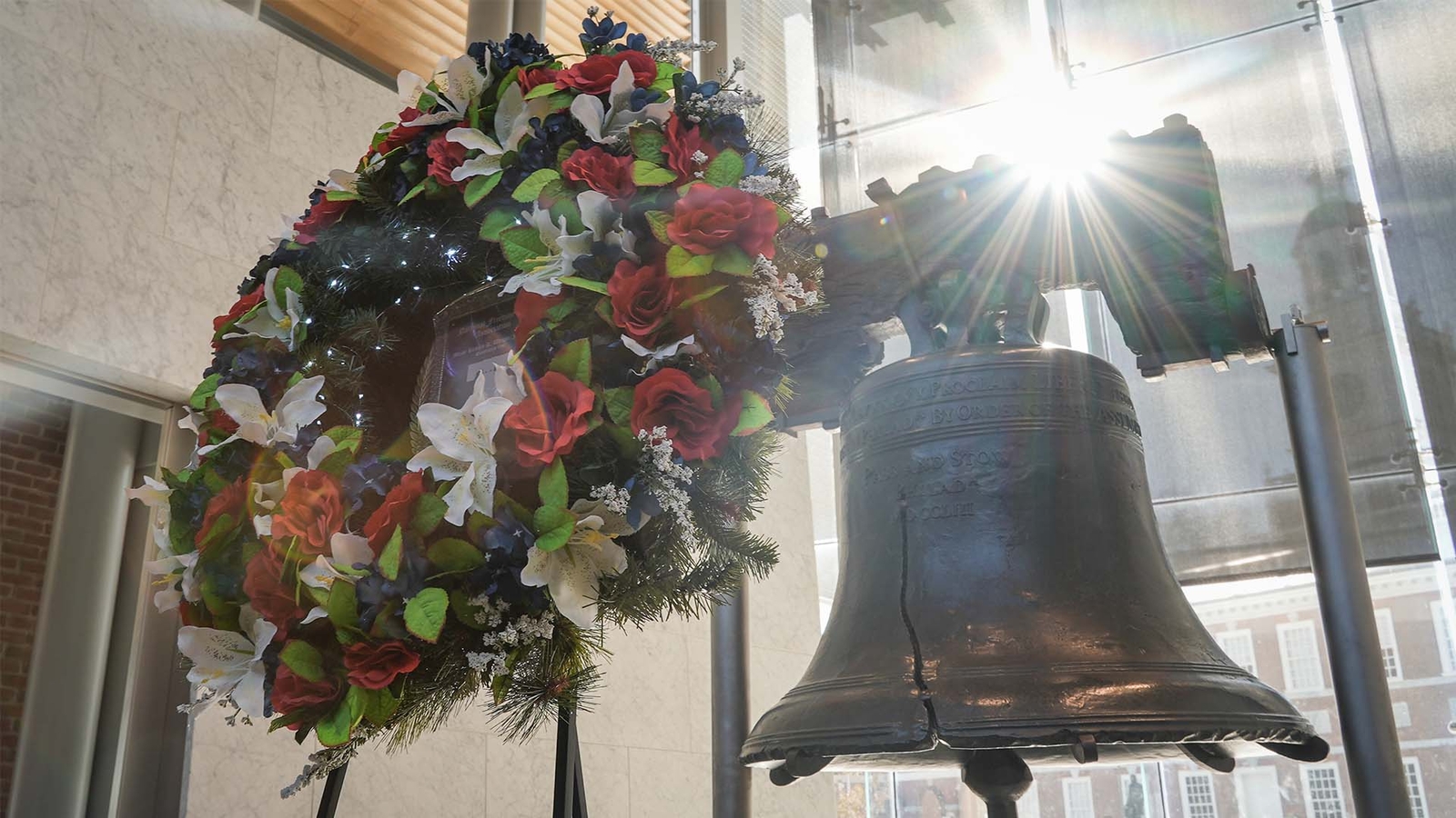 Wreath-laying ceremony at Liberty Bell celebrates National Freedom Day