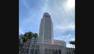 1 Arrested After Los Angles City Hall Vandalized On New Year's Day: Police