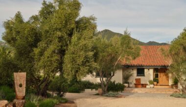 A modern Cotswolds-style farmhouse in California’s wine region complete with a hidden teahouse