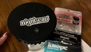 Knope and Nightcap are two products created to prevent and stop drink spiking.