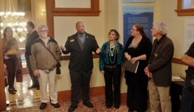 Aaron Eagles curates his first museum exhibition, "My Water, My Culture," art show at the Arizona Capitol Museum in Phoenix, with the Museum of Arizona Artists.