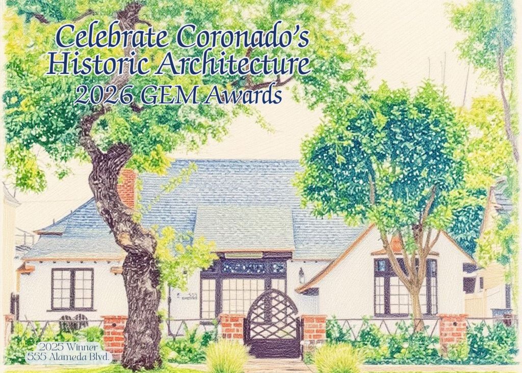 A legacy of preservation: Coronado Historical Association announces 2026 GEM Awards