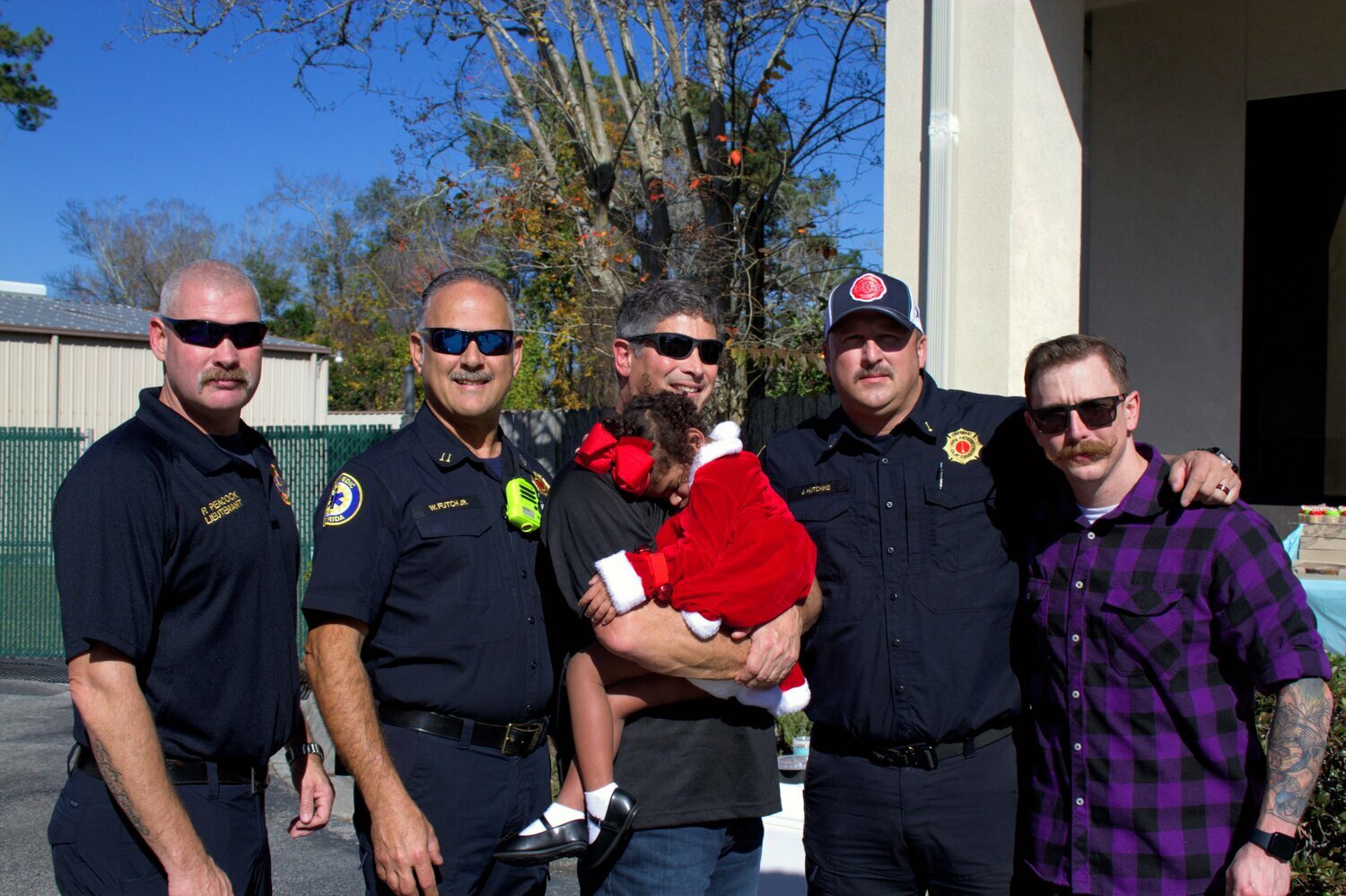 These Clay County Fire Rescue personnel all played a role in the miraculous rescue of Baby Vianca. They all said they will always feel an attachment to the little girl.