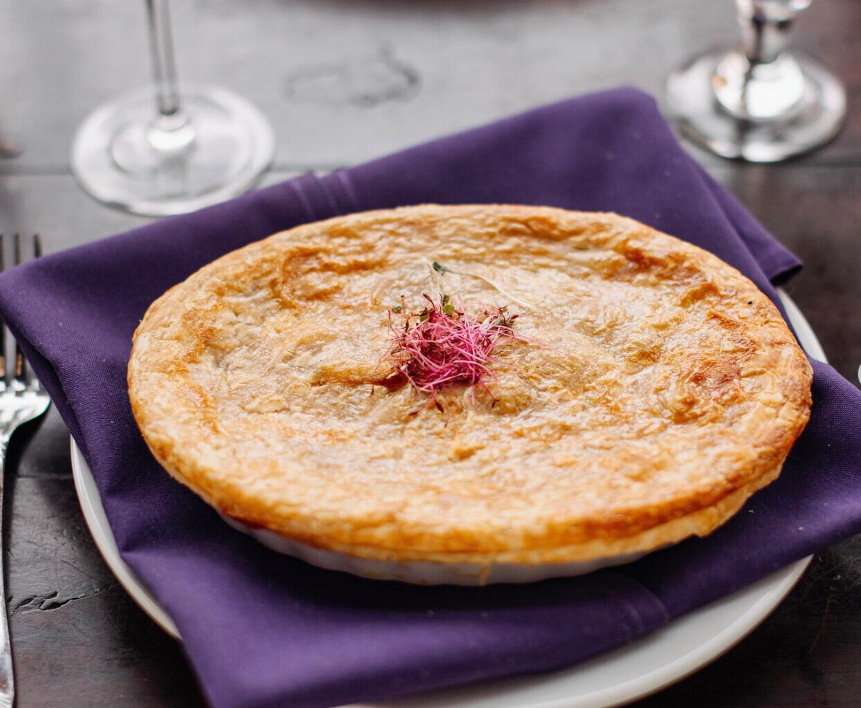 Rex at the Royal is serving up Crawfish Pot Pie.