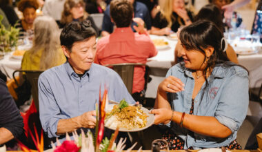 Founded by Chef Ange Branca, the communal meals bring neighbors together in support of immigrant and refugee nonprofits.