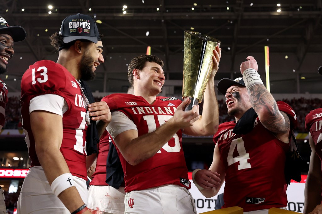 Fernando Mendoza locked at No. 1 in two-round projections after CFP title game