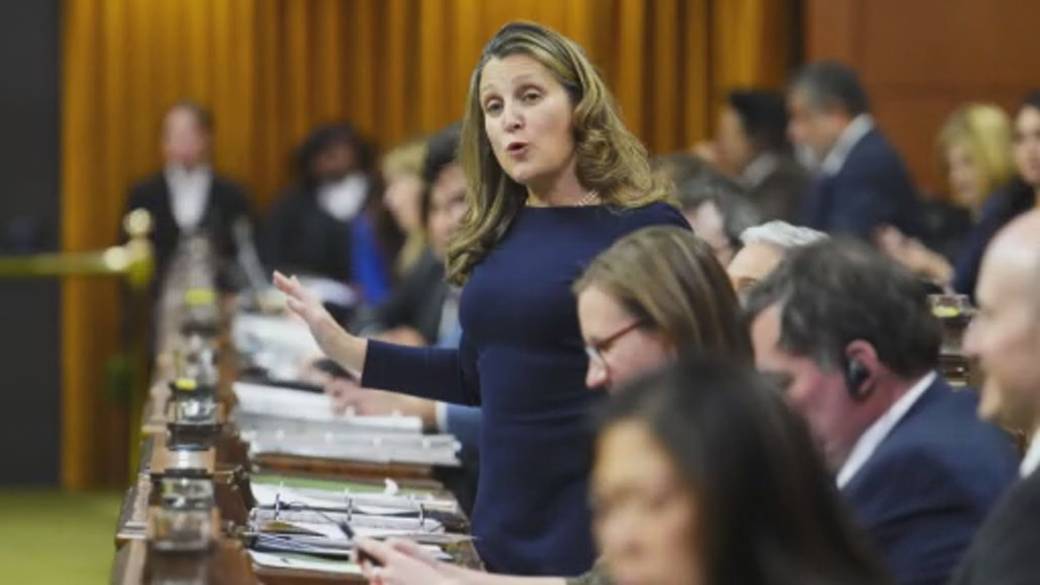 Click to play video: 'Freeland quits Carney’s cabinet to become Ukraine envoy'