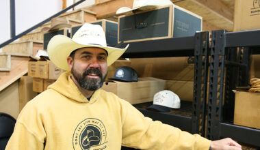 La Pine dad invents cinch to keep cowboy hats on cowboy heads