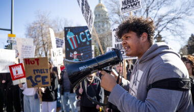 Friday demonstrations have started in Denver as part of national ICE OUT protests