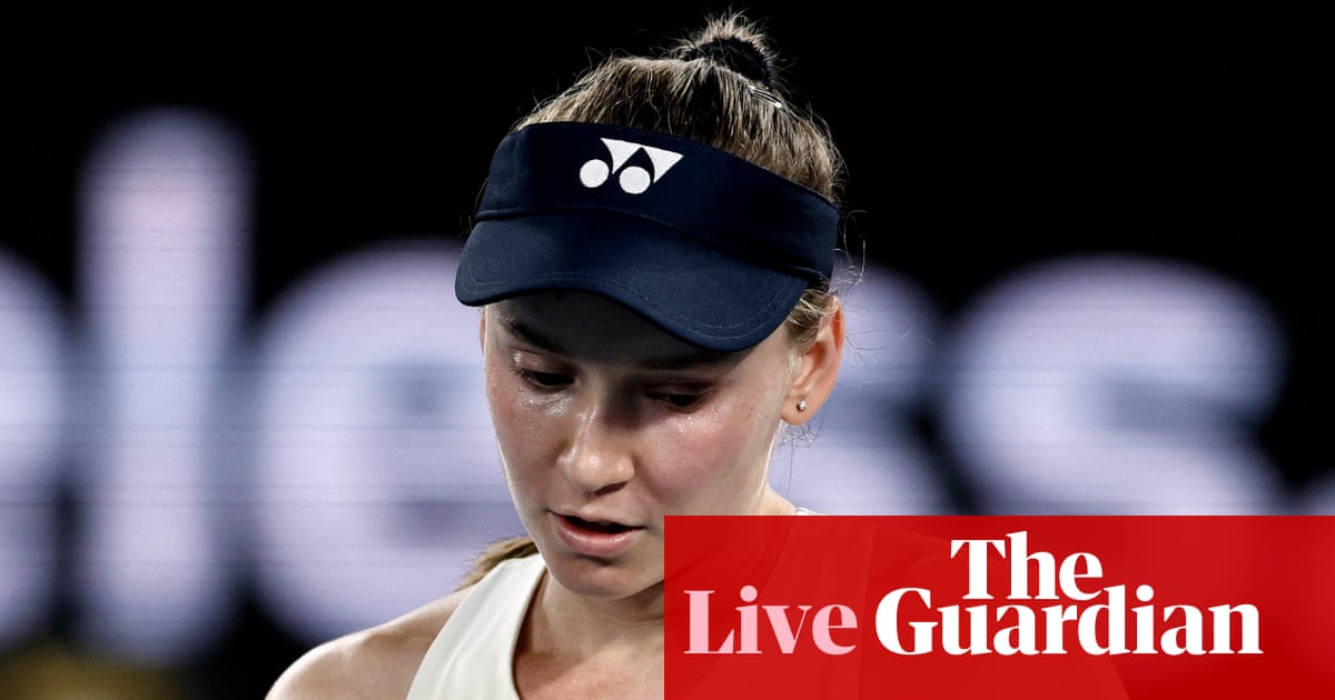 Sabalenka v Svitolina, Pegula v Rybakina: Australian Open 2026 semi-finals – as it happened | Australian Open 2026