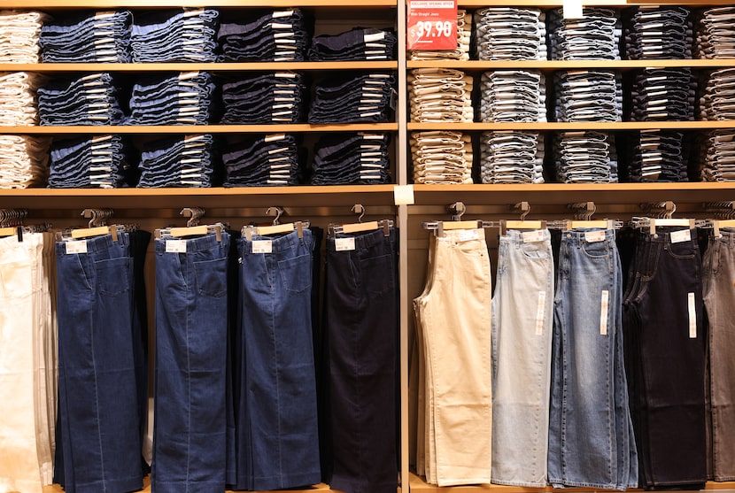 Photo of a clothing display at Uniqlo, a Japanese retailer, which is opening their new...