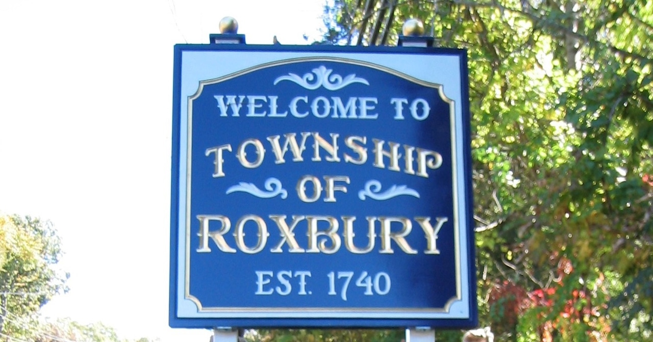 Roxbury Township's welcome sign