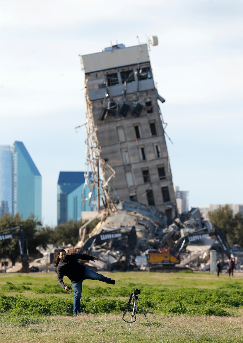 The so-called Leaning Tower of Dallas
