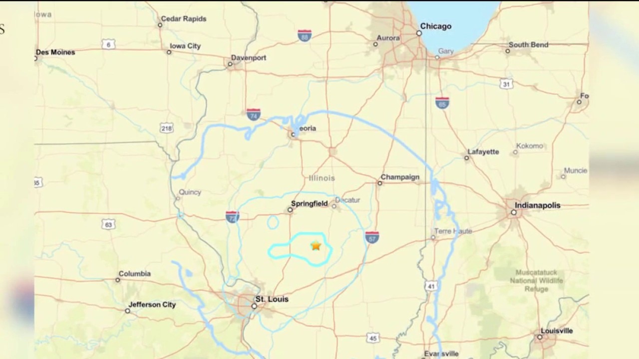Small earthquake rattles parts of Illinois
