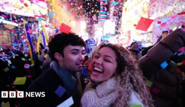 New Year's Eve live: New year arrives in New York City as the world continues to usher in 2026