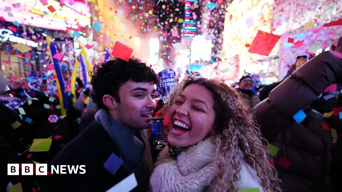 New Year's Eve live: New year arrives in New York City as the world continues to usher in 2026
