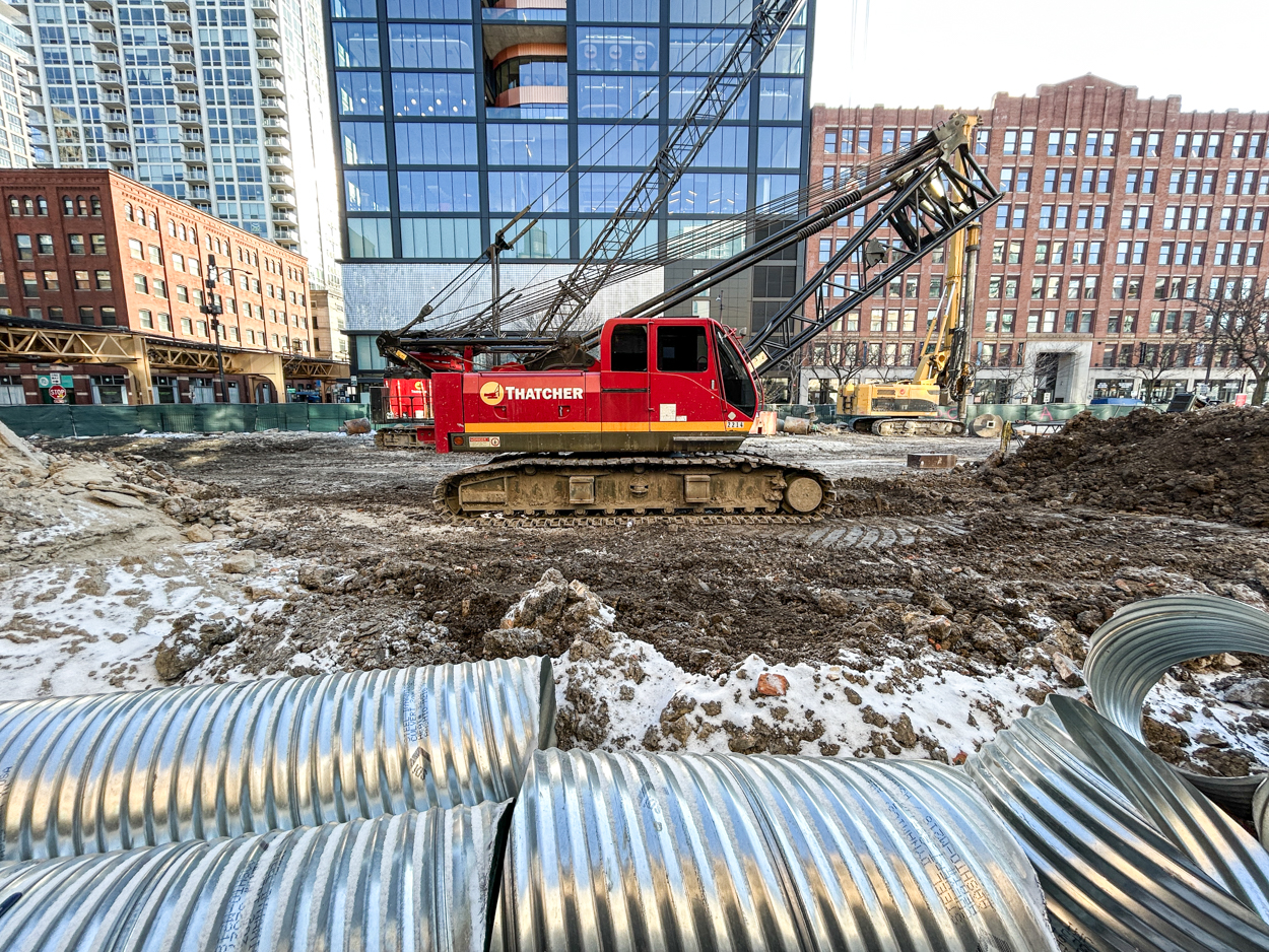 310 West Huron full permit and caisson work