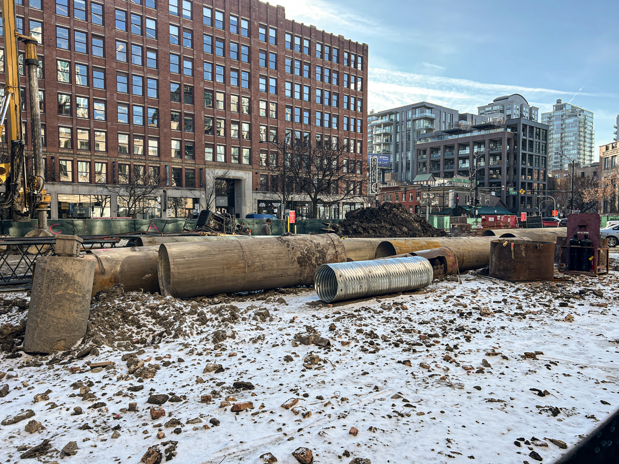 310 West Huron full permit and caisson work