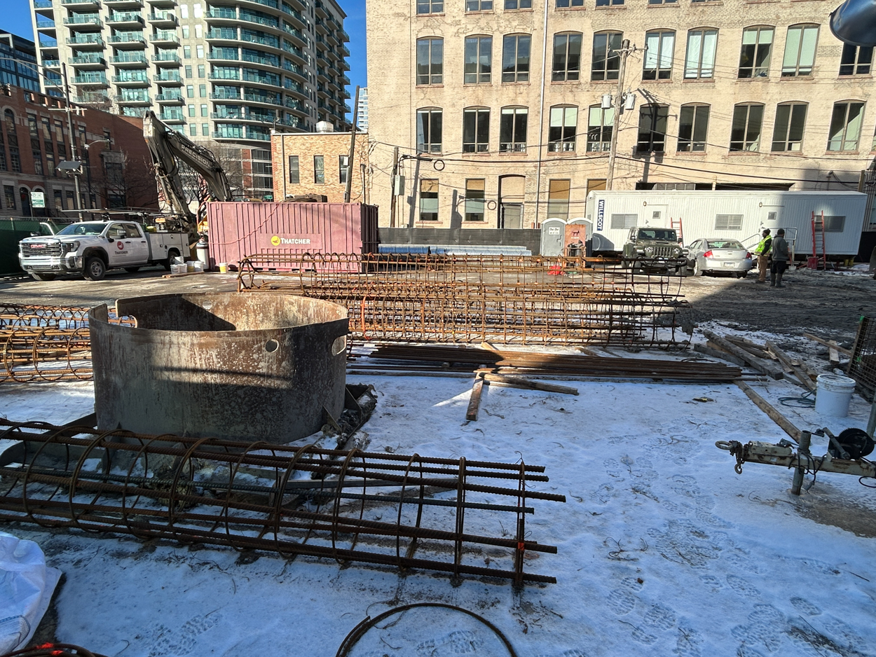 310 West Huron full permit and caisson work