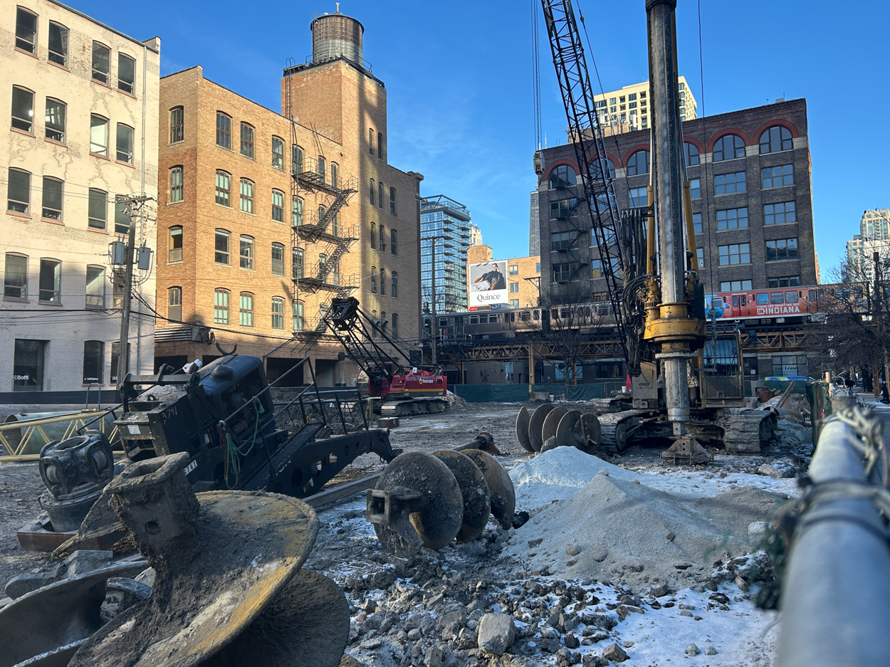 310 West Huron full permit and caisson work