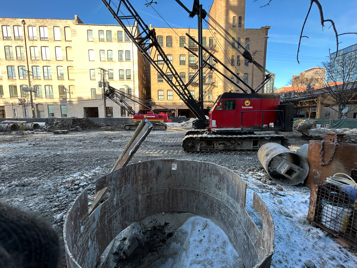 310 West Huron full permit and caisson work