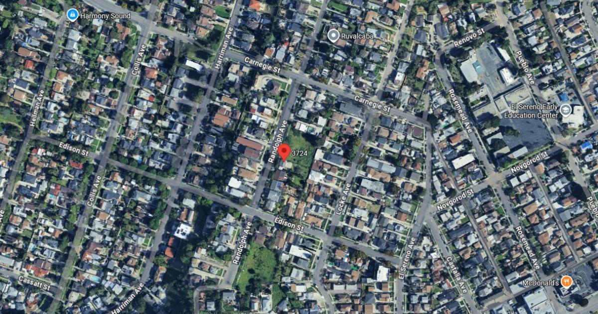 Six small lot homes proposed at 3724 N. Randolph Ave. in El Sereno