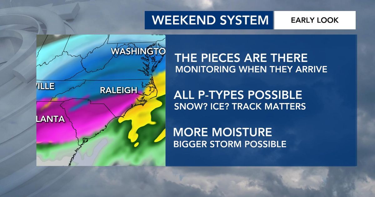 Winter weather more likely for upcoming weekend; see what's different with this set-up :: WRAL.com