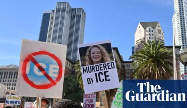 Kristi Noem vows to send ‘hundreds’ more agents to Minneapolis as protests erupt across US | Minnesota ICE shooting