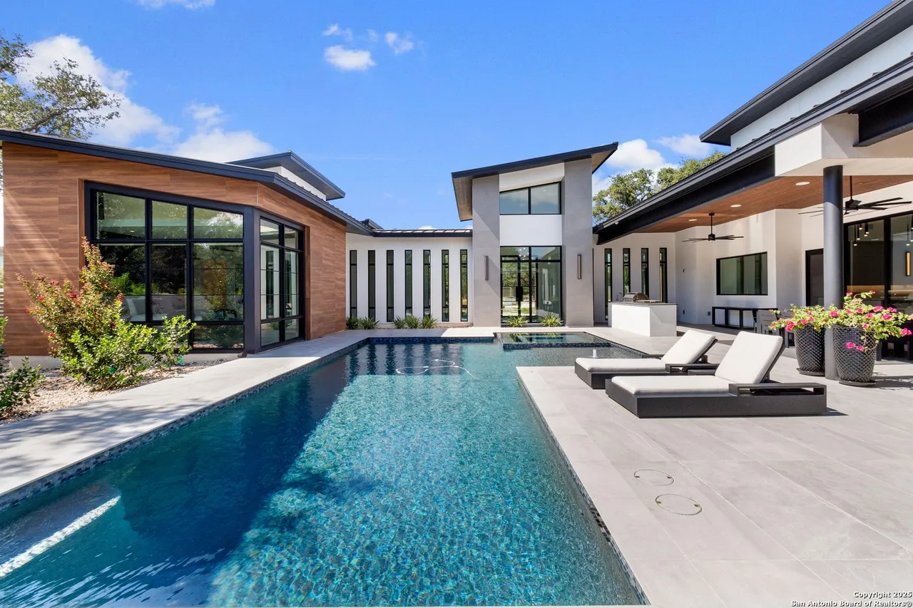 Ultra-modern mansion for sale in San Antonio comes with sport court, private gym and surround sound throughout